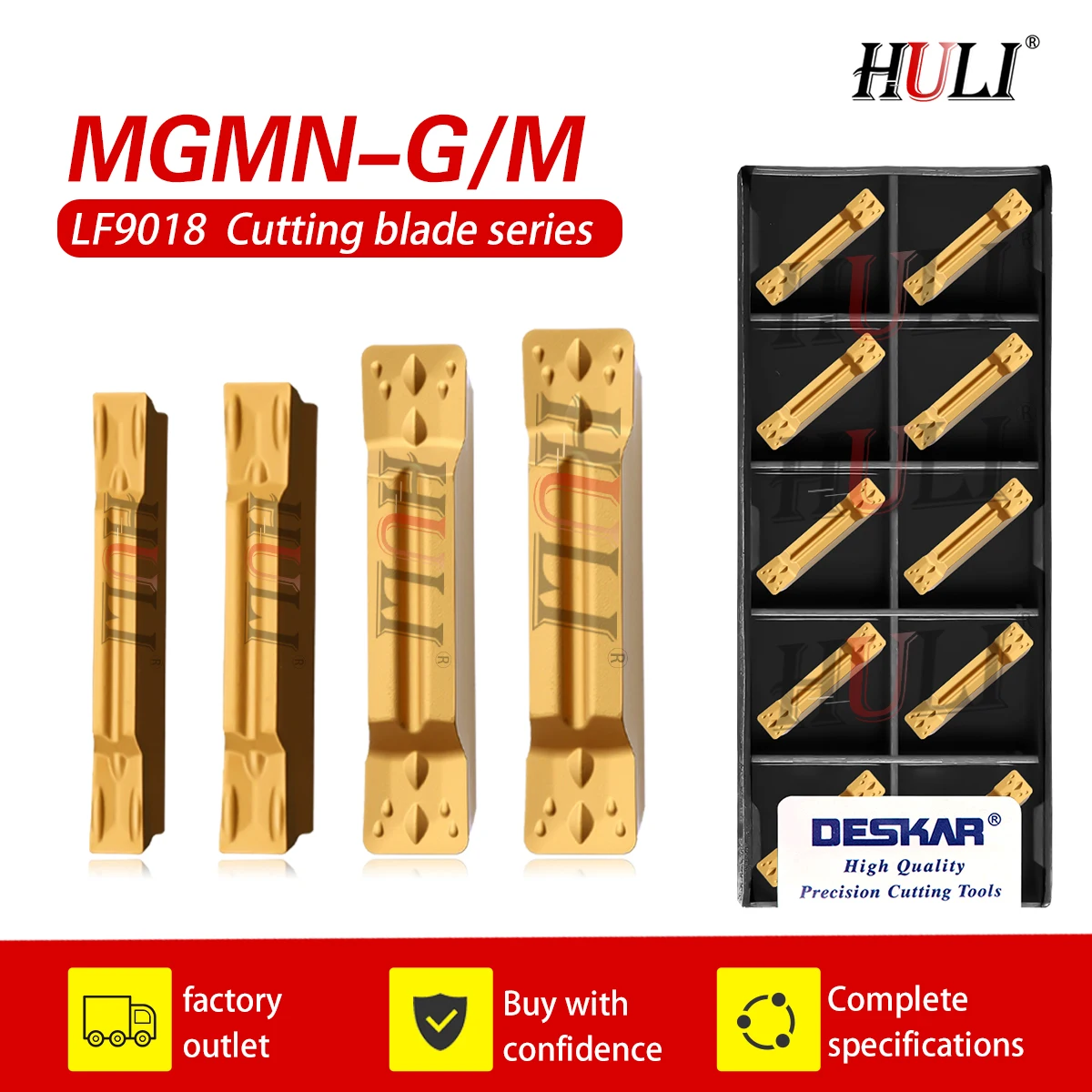 

DESKAR Numerical Control CNC lathe Slotting Blade Used For Processing Steel Parts MGMN200-G/250-G/300-M/400-M/500-M LF9018 Blade