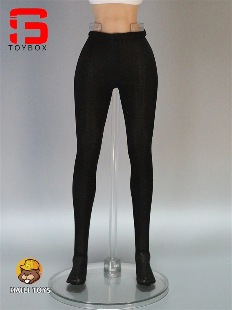 HAILI TOYS Rajstopy damskie z cienkiego jedwabiu lodowego w skali 1/6, akcesoria do ubrań, pasują do 12-calowych figurek żołnierzy, lalek i figurek akcji.