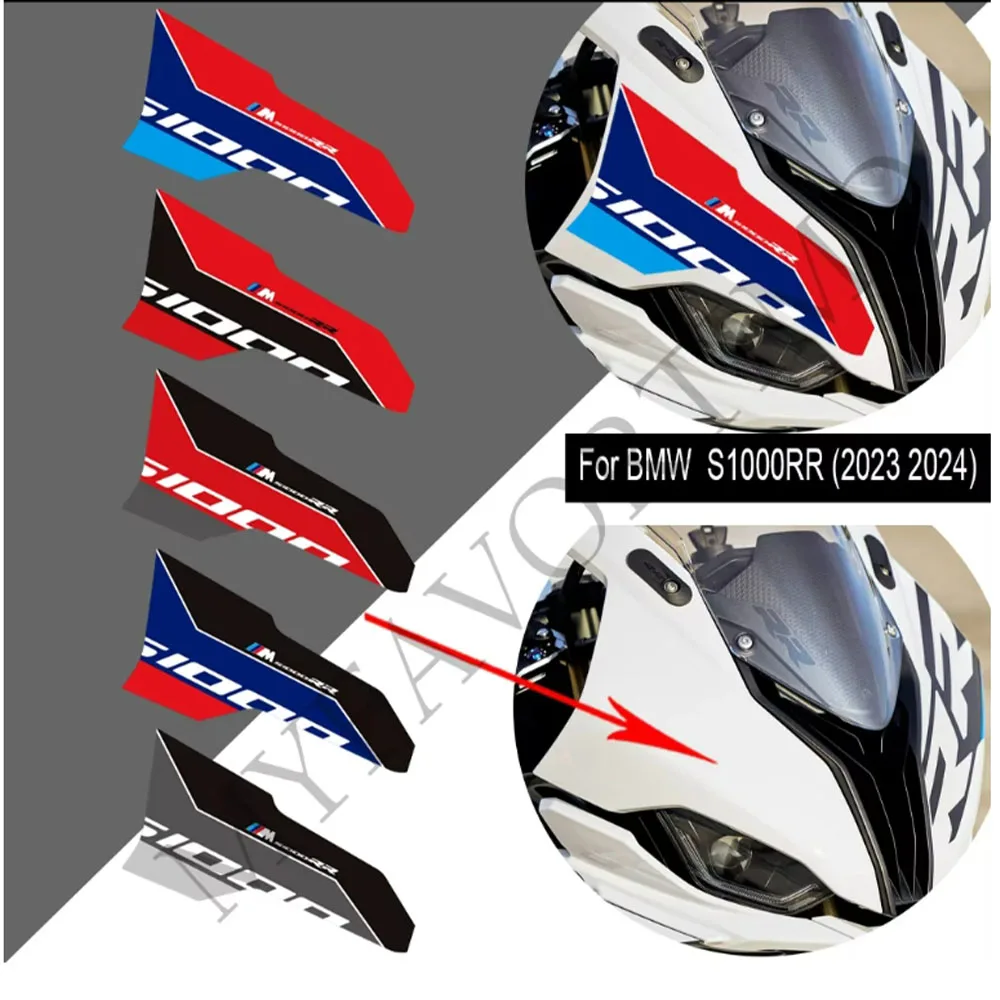 Motorcycle Protector For BMW S1000RR S 1000 RR S1000 Tank Knee Pad Gas Fuel Oil Stickers Fairing Fender Body Decals 2023 2024