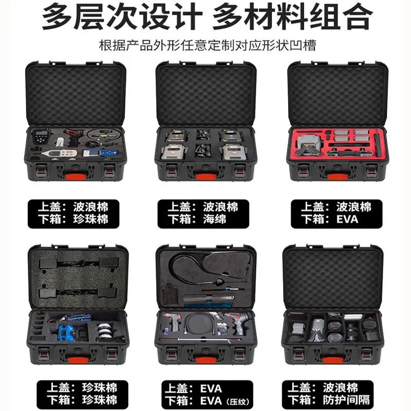 Fashion photography camera storage case, waterproof digital equipment watch drone