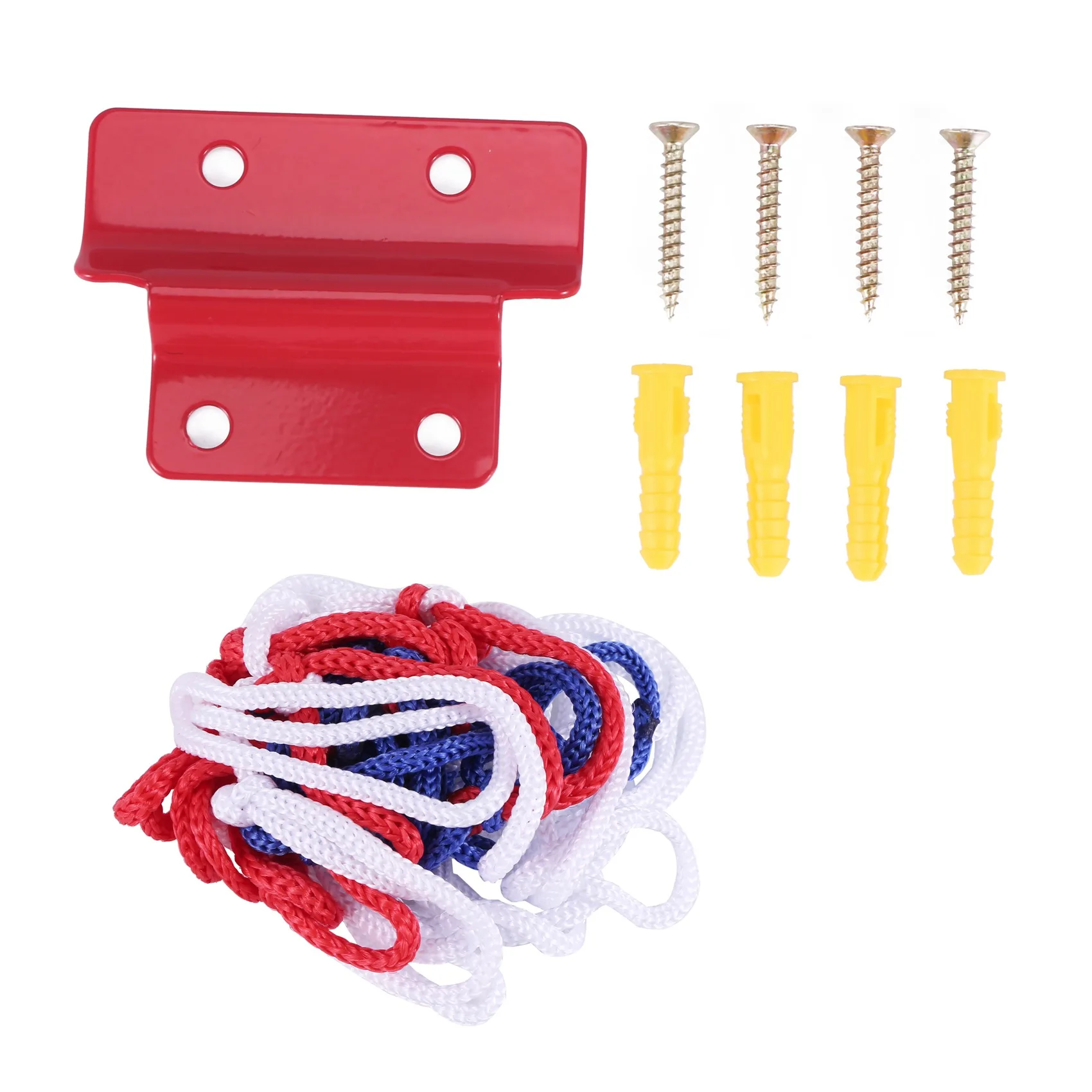 

Баскетбольное кольцо B05C-32 см для настенного крепления, металлическое, с сеткой, подвесное, с винтами, для использования в помещении и на улице