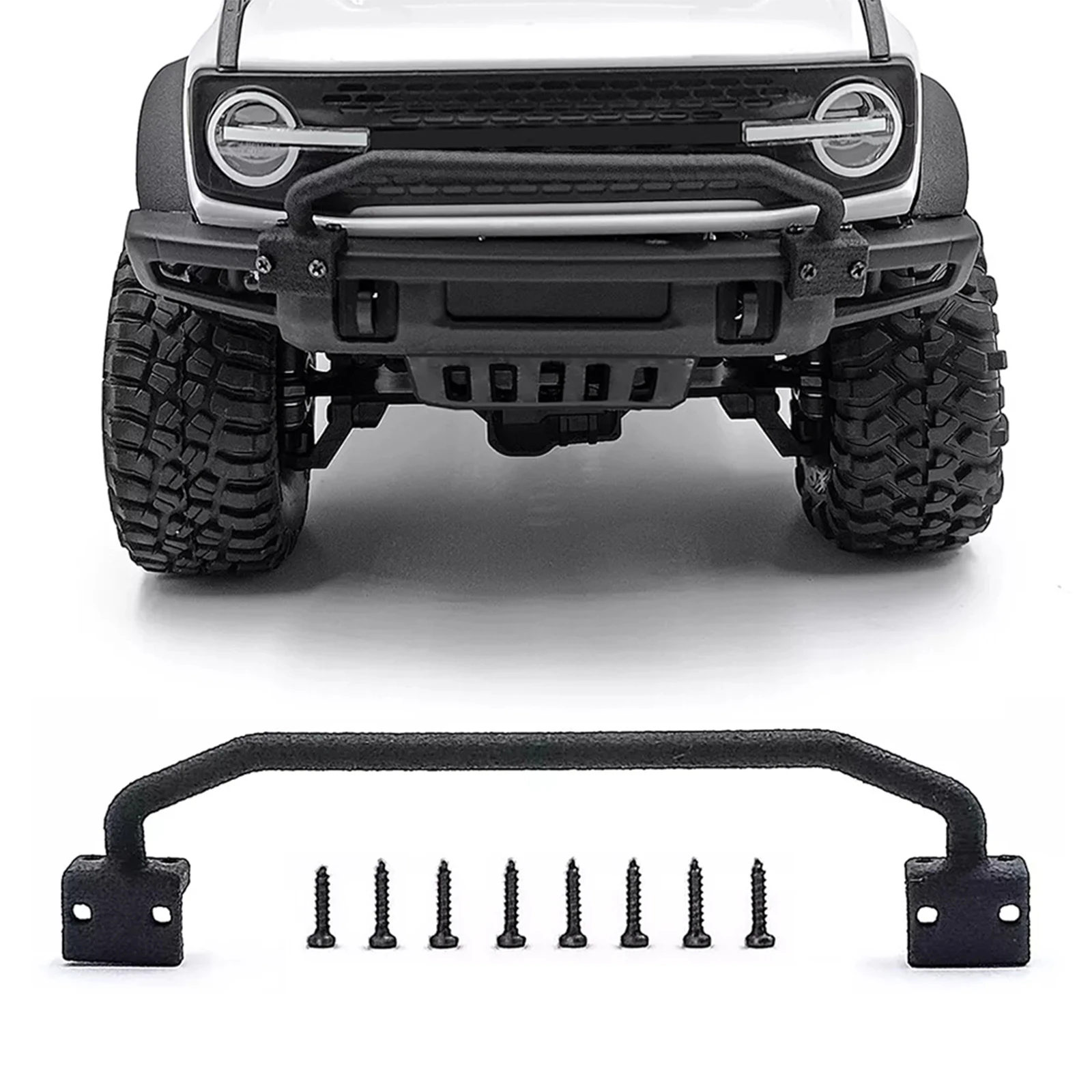 

Front Bumper Upgrade Parts For Traxxas 1/18 TRX-4M Bronco RC Crawler Car