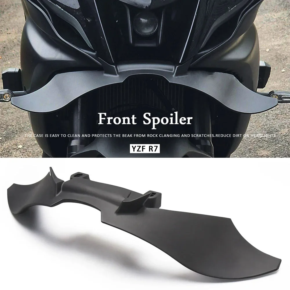 

ABS plastic Aerodynamic Winglets Pneumatic Front Fairing Wing Lower Wing Cover Protector Motorcycle For Yamaha YZF R7 YZFR7