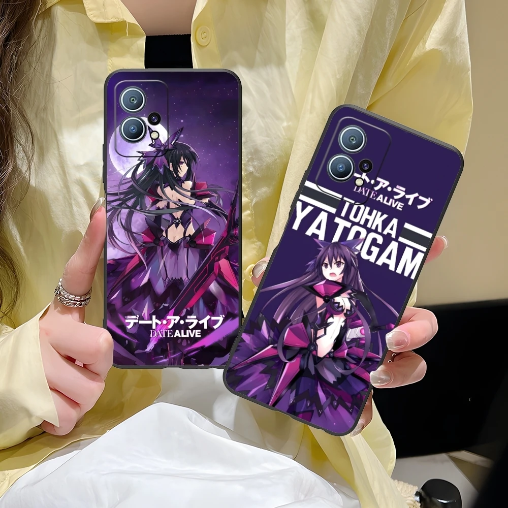 DAL Tohka Yatogami Mobile Cell Phone Case for Huawei P60 P50 P40 P30 P20 P10 P9 P8 Pro Lite Plus Black Soft Phone Cover Shell