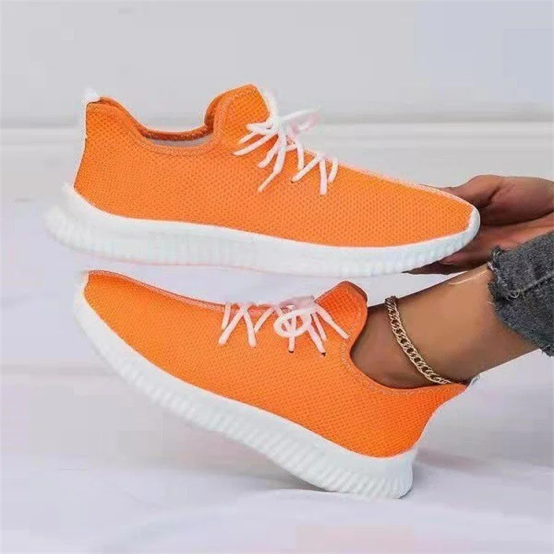 New Women's Sneakers Summer 2024 Plus Size 35-43 Mesh Women Shoes Casual Sports Shoes Light Soft Comfortable Zapatillas Mujer