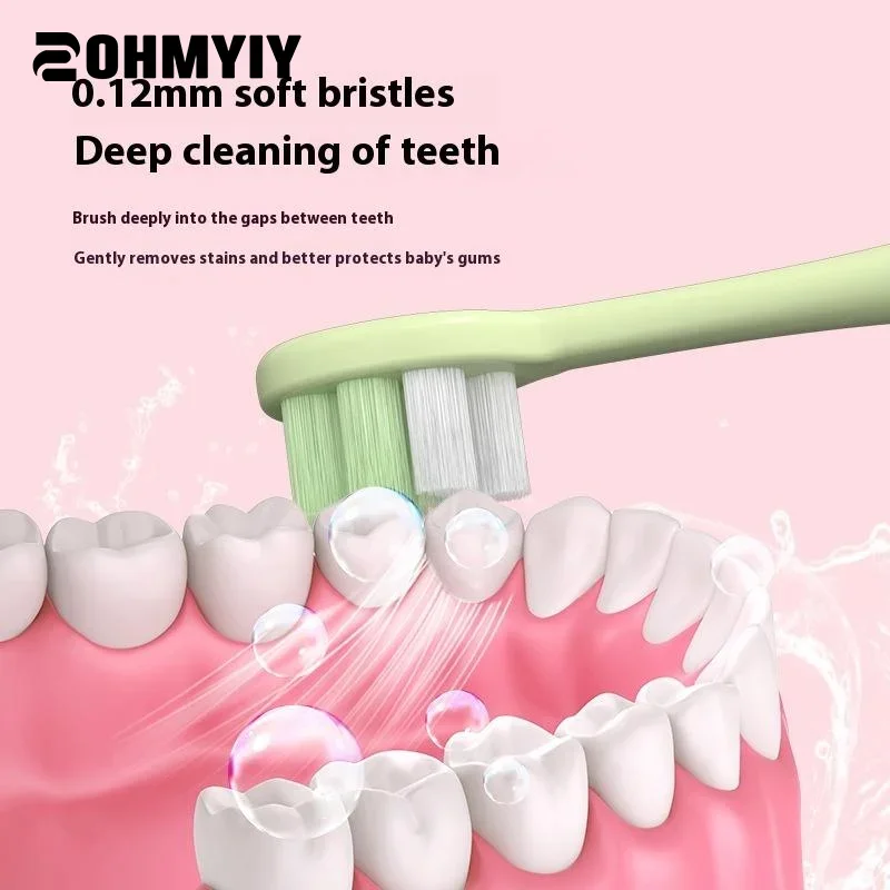 2 個の柔らかい毛子供歯ブラシ猫の足の形をした子供漫画歯ブラシ子供のための 3 歳以上