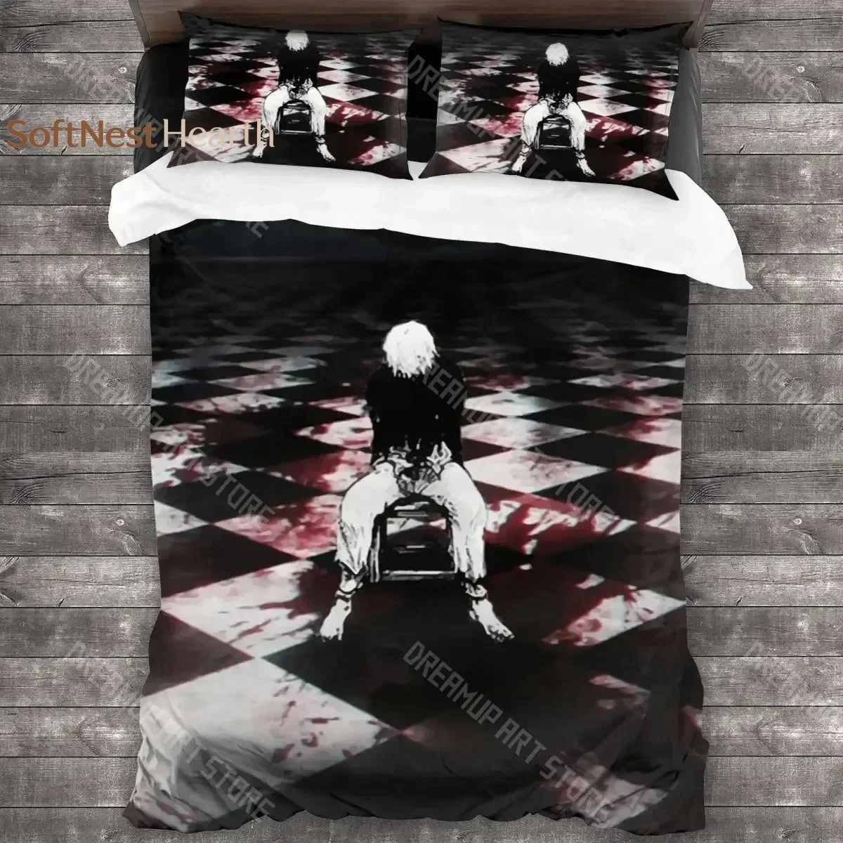 2026 3D Print Tokyo Ghoul Bedding Set Single Twin Full Queen King Size Bed Set Teenager Bedroom Duvetcover Sets