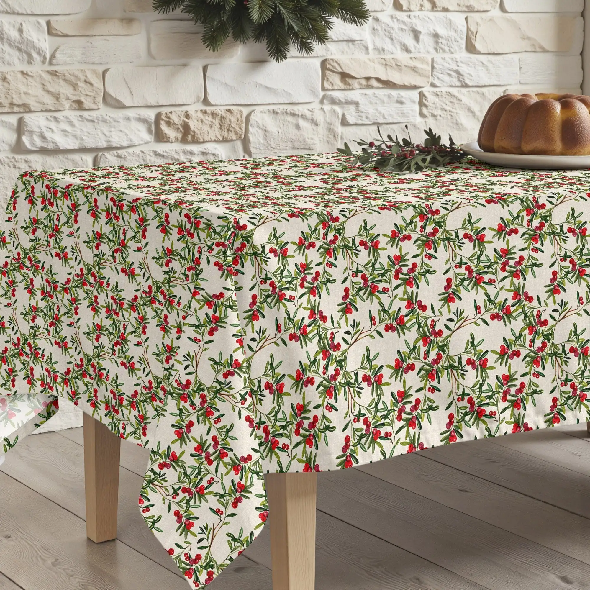 BL Belum Mantel Navidad Resinado Antimanchas con Teflón