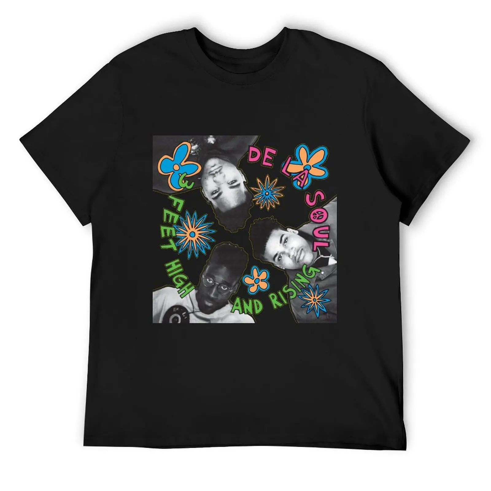 

De La Soul - 3 Feet High and Rising T-Shirt Aesthetic clothing quick drying funny shirt cotton mens clothes