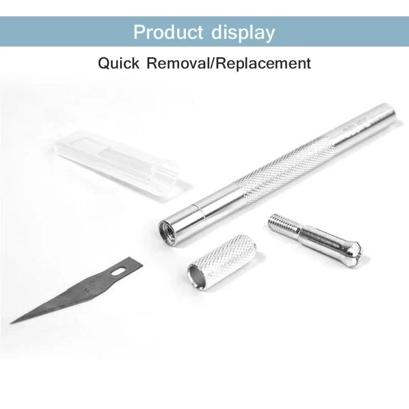 RELIFE RL-101E Carving Knife Set 6 in 1 for Phone IC Chip BGA Motherboard Hard Disk PCB Circuit Board Repair Thin Blade