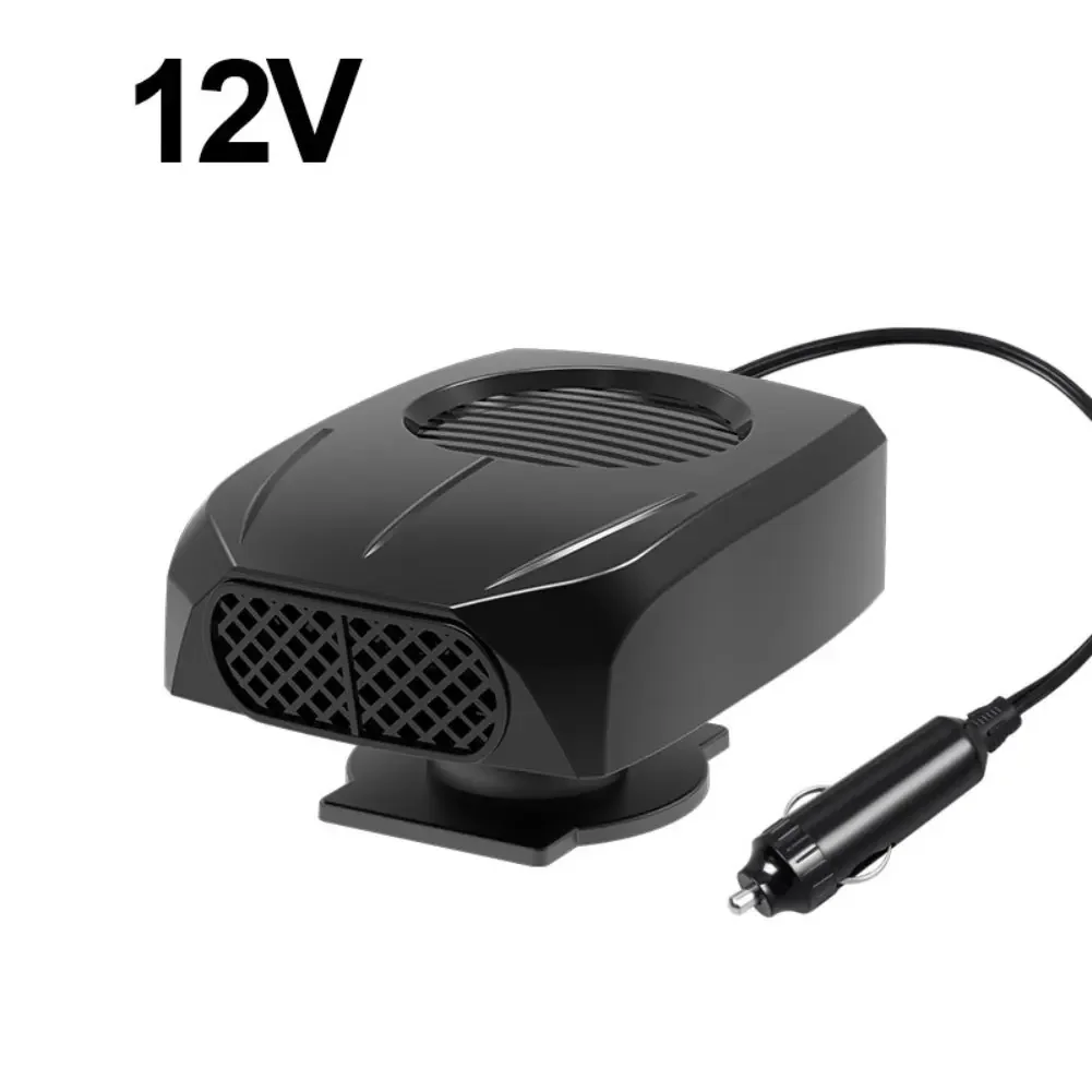 12V-150W 2-in-1 Car Fan Heater Windscreen Defroster With 360° Rotating Base Heating Defogger Car Electronics