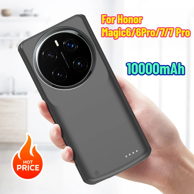 

For Honor Magic6/6Pro/7/7 Pro Battery Case Portable Charger Power Bank Protective Case