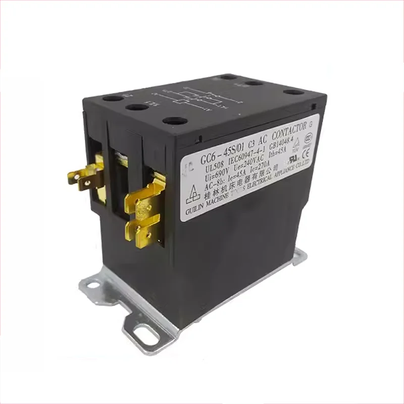 New machine tool electrical GC6-45S/01C3 air conditioning contactor relay 220V 1P 1NO air conditioning special genuine