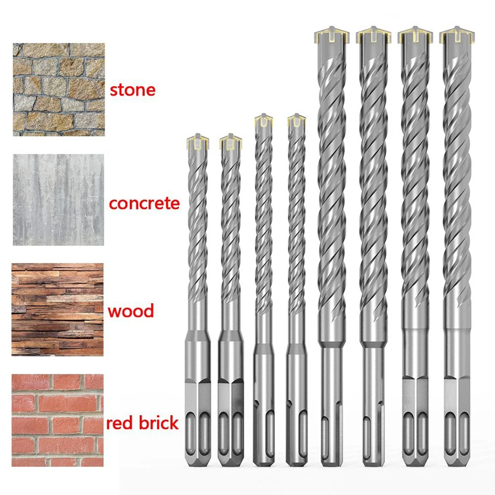 Brightness Of Monitor For Construction Cross Drill Bit 110mm Length High-quality Materials Round Shank For Cement