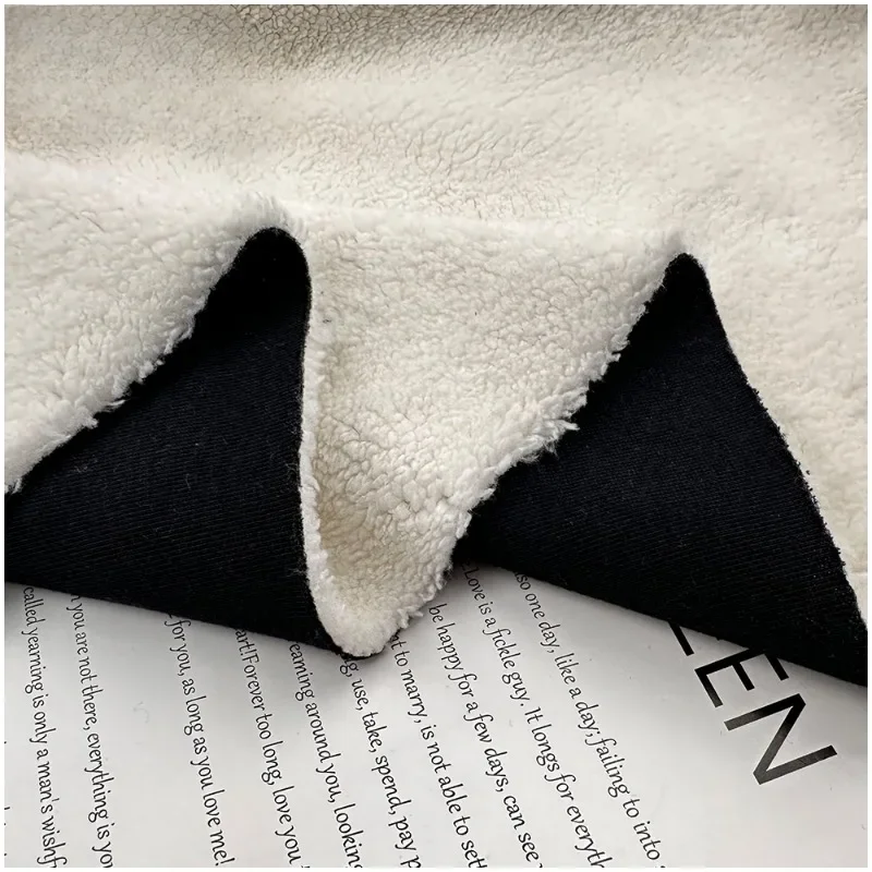 100x175cm Thickening Suede Composite Lamb Wool Fabric Winter Warm for Clothing Diy Sewing Wholesale Cloth Material