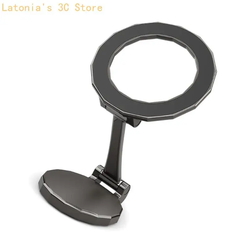 360 Grad drehbarer Autotelefonhalter für Telefon 17 16, faltbarer Magnethalter X3UB – Detail 2