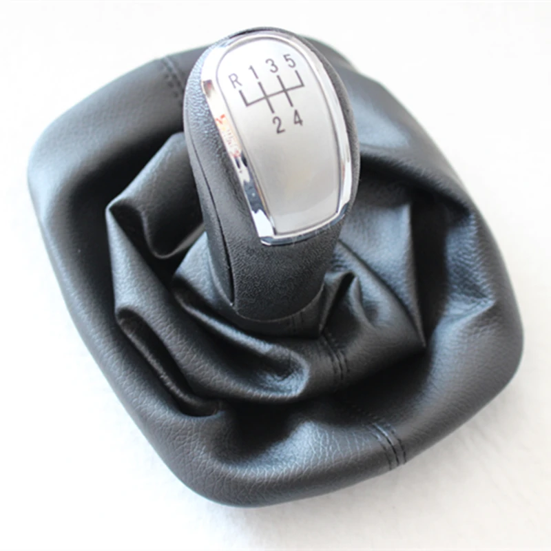 5 Speed Gear Shift Knob with Boot Cover for Skoda Fabia MK1 2000 2001 2002 2003 2004 2005 2006 2007 2008 Lever Stick