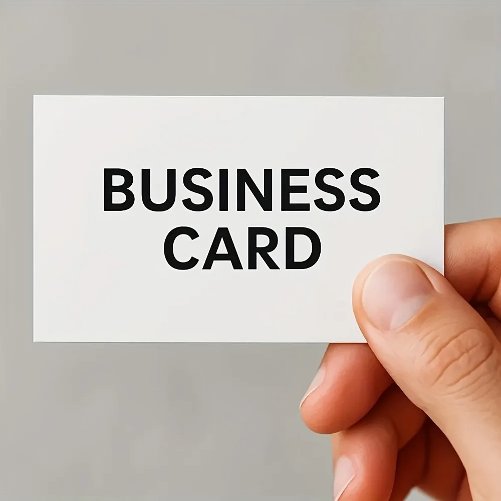 Custom Personalized Business Cards 200pcs - Your Design Free Service, Professional Printing for Small Business Freelancers