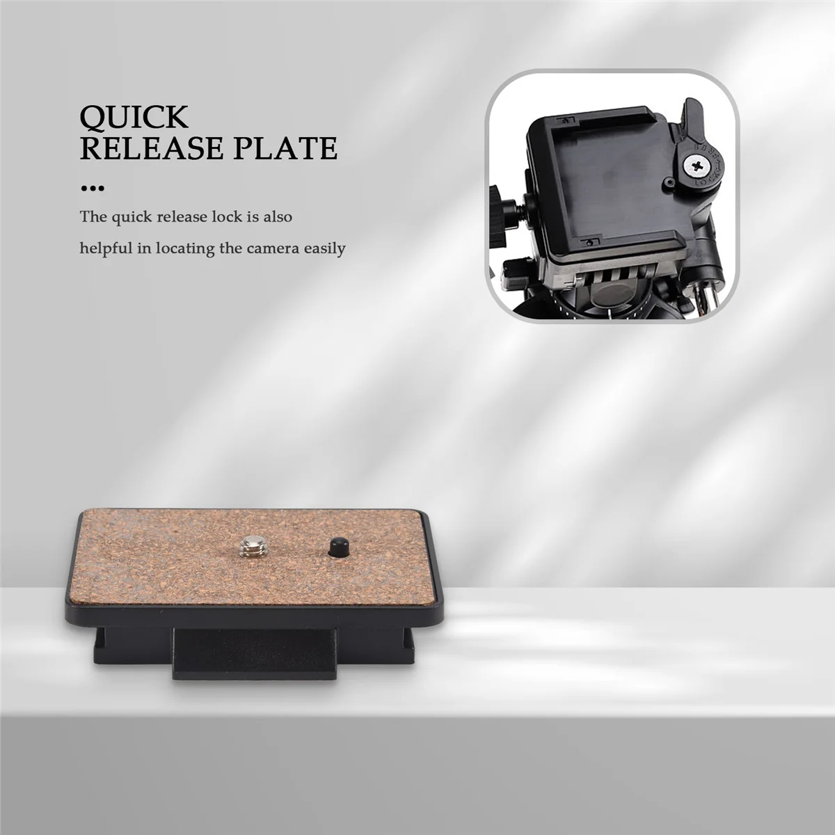 A52TNew Quick Release Plate for QB-6RL PH-368 PH-268R /288R VCT-870RM DC70