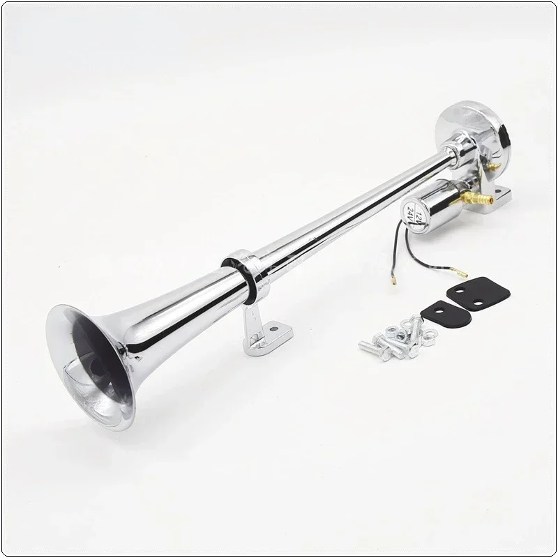 

Durable AS035 12V/24V 450mm single tube truck air horn modified with electronic control air horn