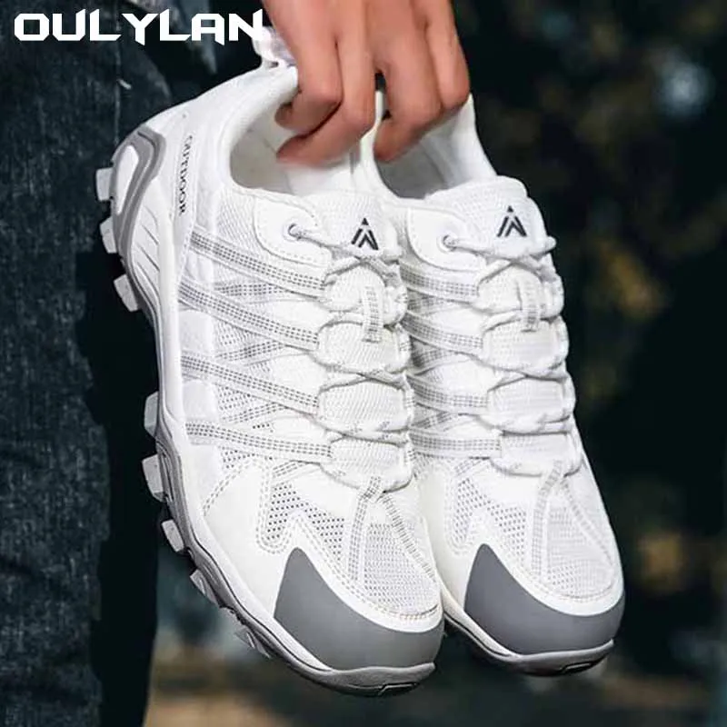 

2025 г., повседневная дышащая походная обувь для альпинизма, мужская и женская весенняя сетчатая противоскользящая износостойкая прогулочная обувь для пар