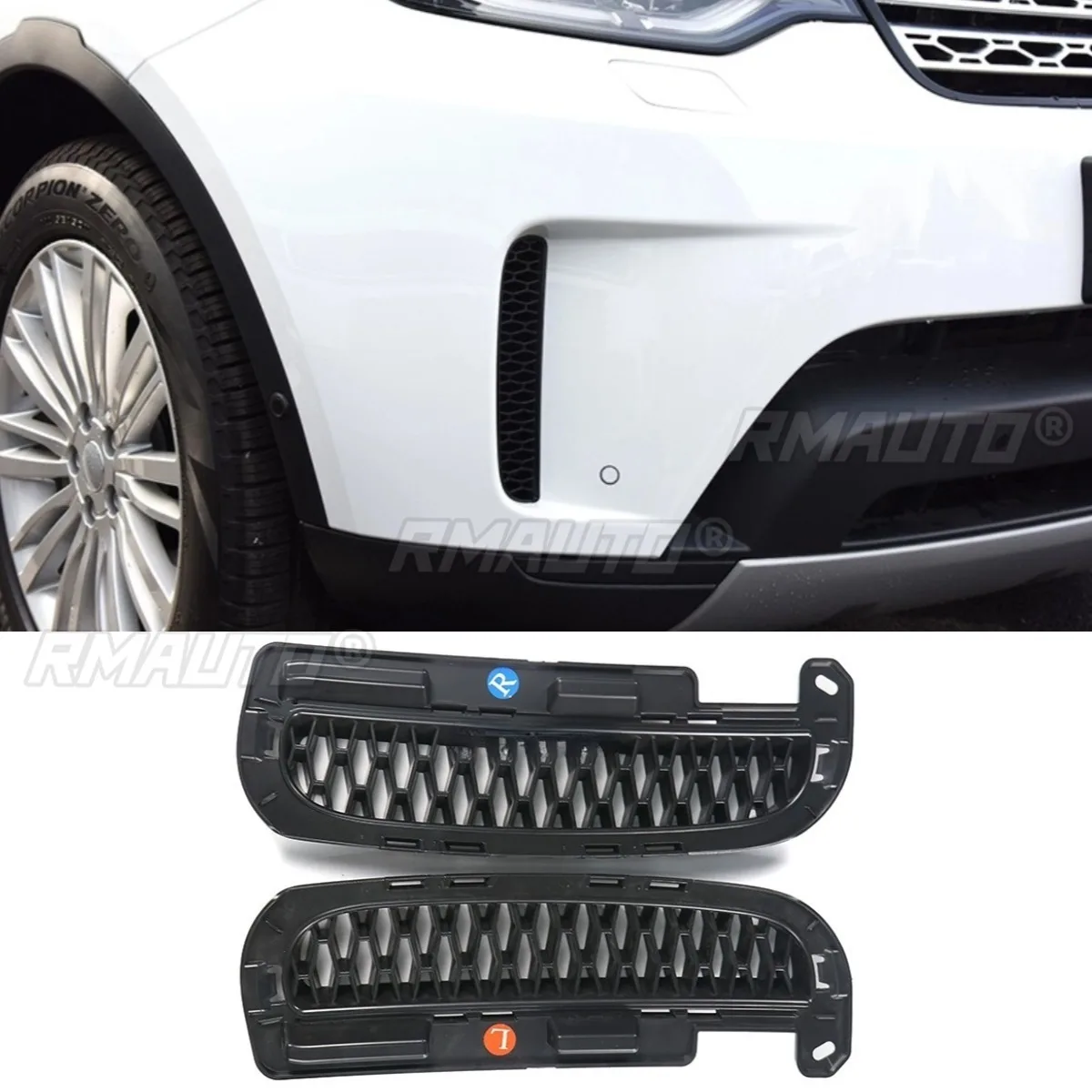 

Car Front Bumper Side Vent Air Vent Outlet Covers Rear Bumper Side Vent For Land Rover Discovery 5 2017-2022 Car Accessories
