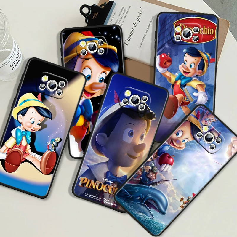 Disney Pinocchio Cute For Honor V20 10i 10X 9S 9X 9C 9A 8X 8C 8A 7S 7C 7A Magic 5 Lite Pro MAX Black Soft Phone Case