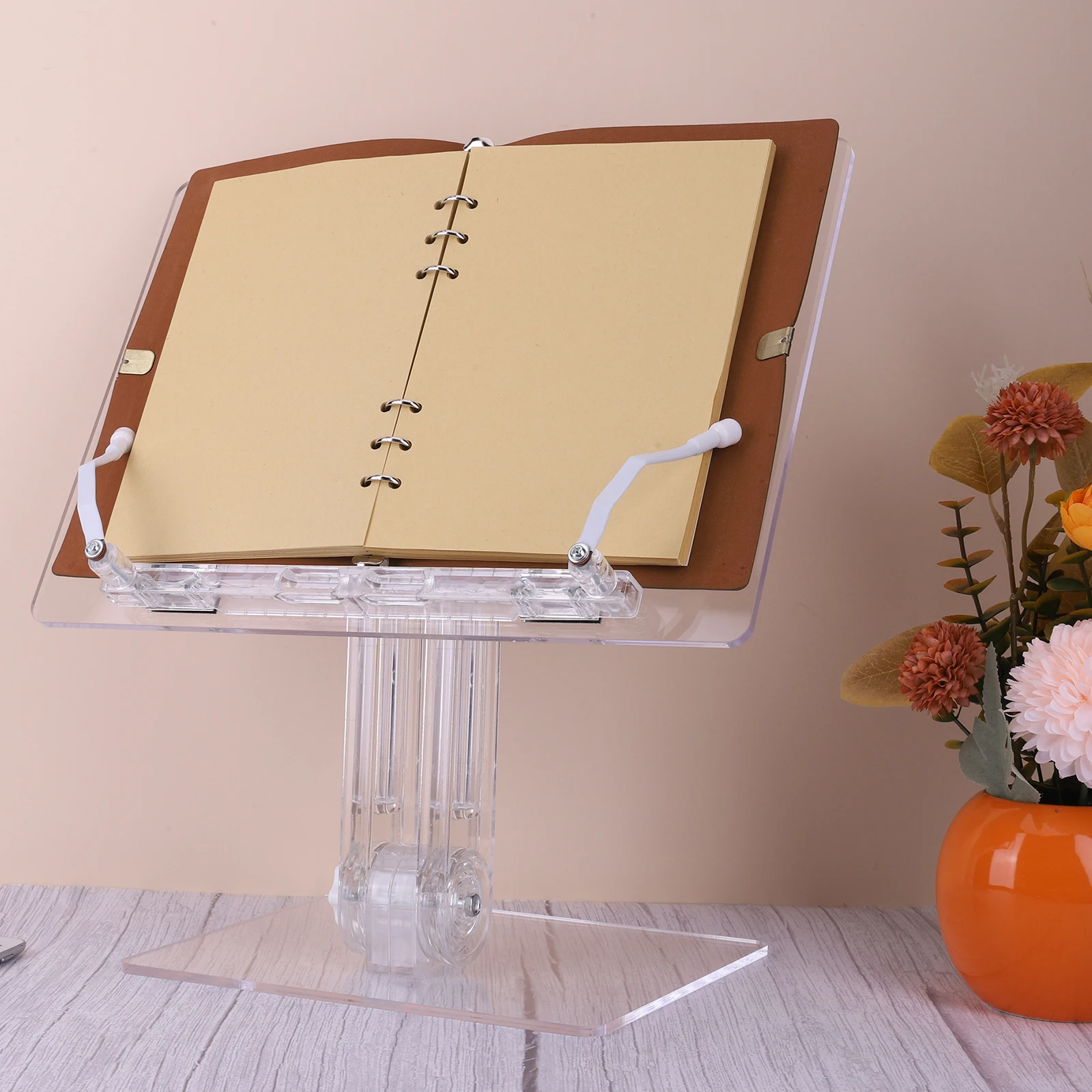 

Acrylic Tablet Stand 180° Rotation Swivel Tablet Stand Adjustable Tablet Bracket Desk Stand for iPad Book Desktop Holder