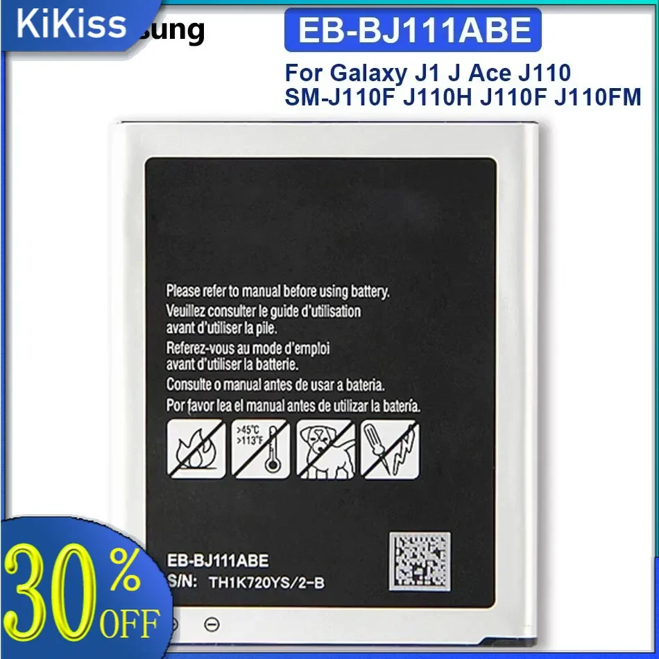 EB-BJ111ABE Battery For Samsung Galaxy, J1, Ace, J110, SM-J110F, J110H, J110F, J110FM, 4G Version, 1800Mah