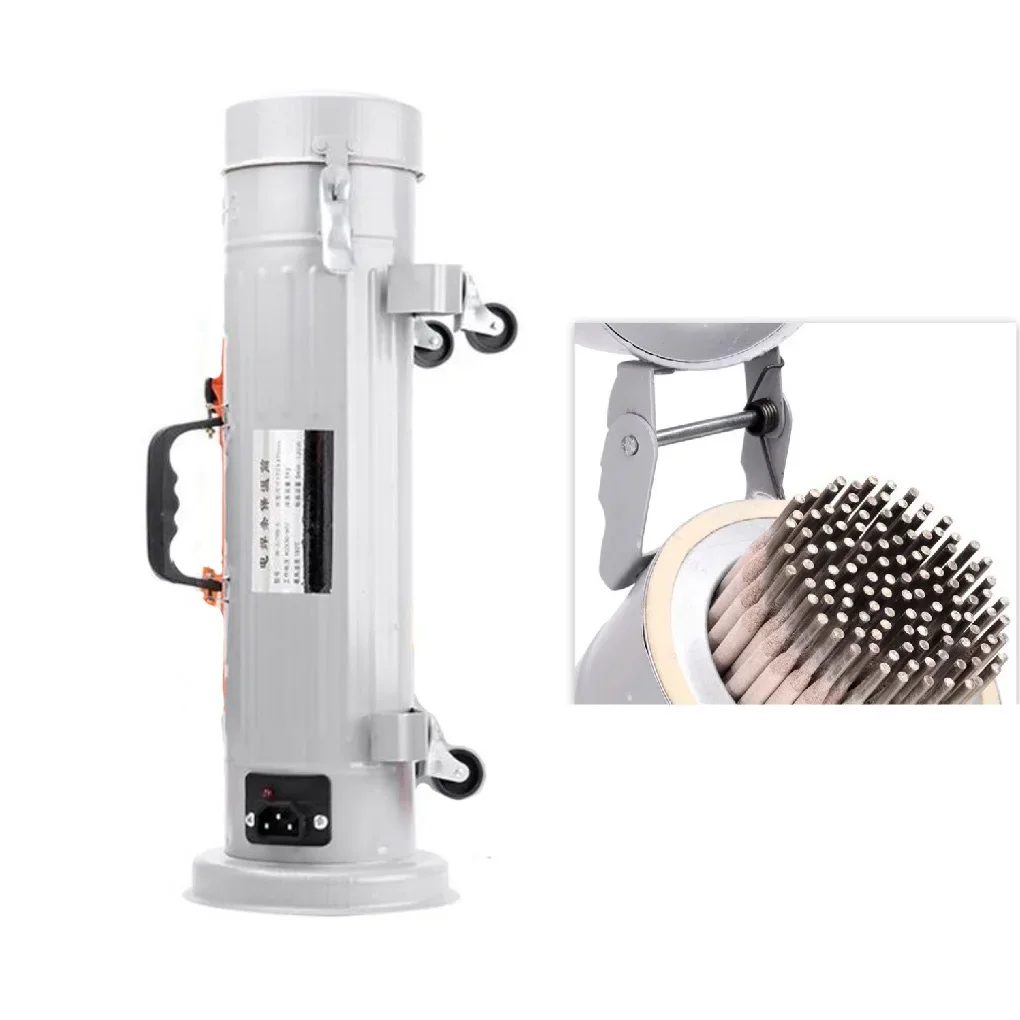 5kg Capacity Welding Rod Storage Outdoor Welding Adjustable Strap Welding Container Reinforced Handles 360-Degree Steering