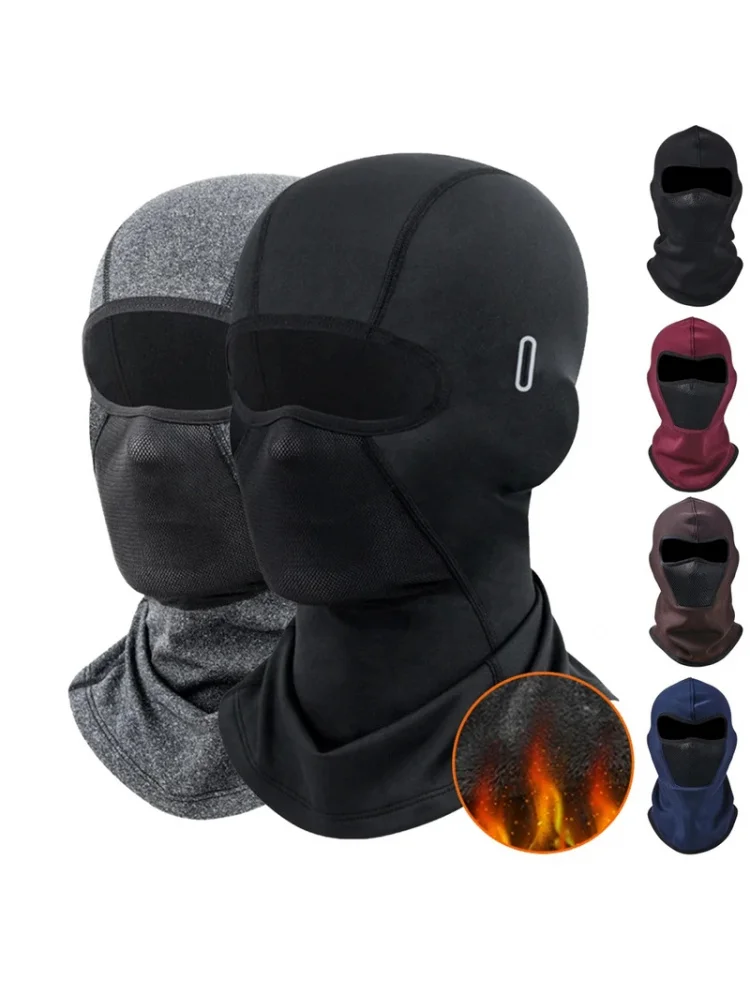 AliExpress NONE Thermal Winter Balaclava Cycling Full Face Mask Warm Outdoor Sports Motorcycle Ski Fishing Hunting Mask Fleece Scarf Cap Bandana