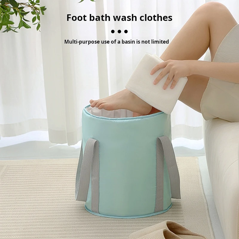 Collapsible Bucket for Soaking Feet Portable Travel Thermal Insulation Foot Bath Basin, suitable for Home Travel Outdoor Camping