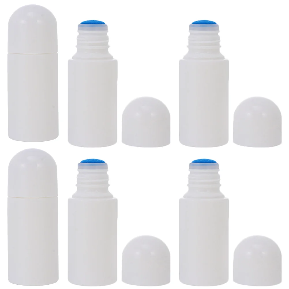 

6 Pcs Liniment Sponge Bottle Sponges Empty Head Applicator Bottles White Travel