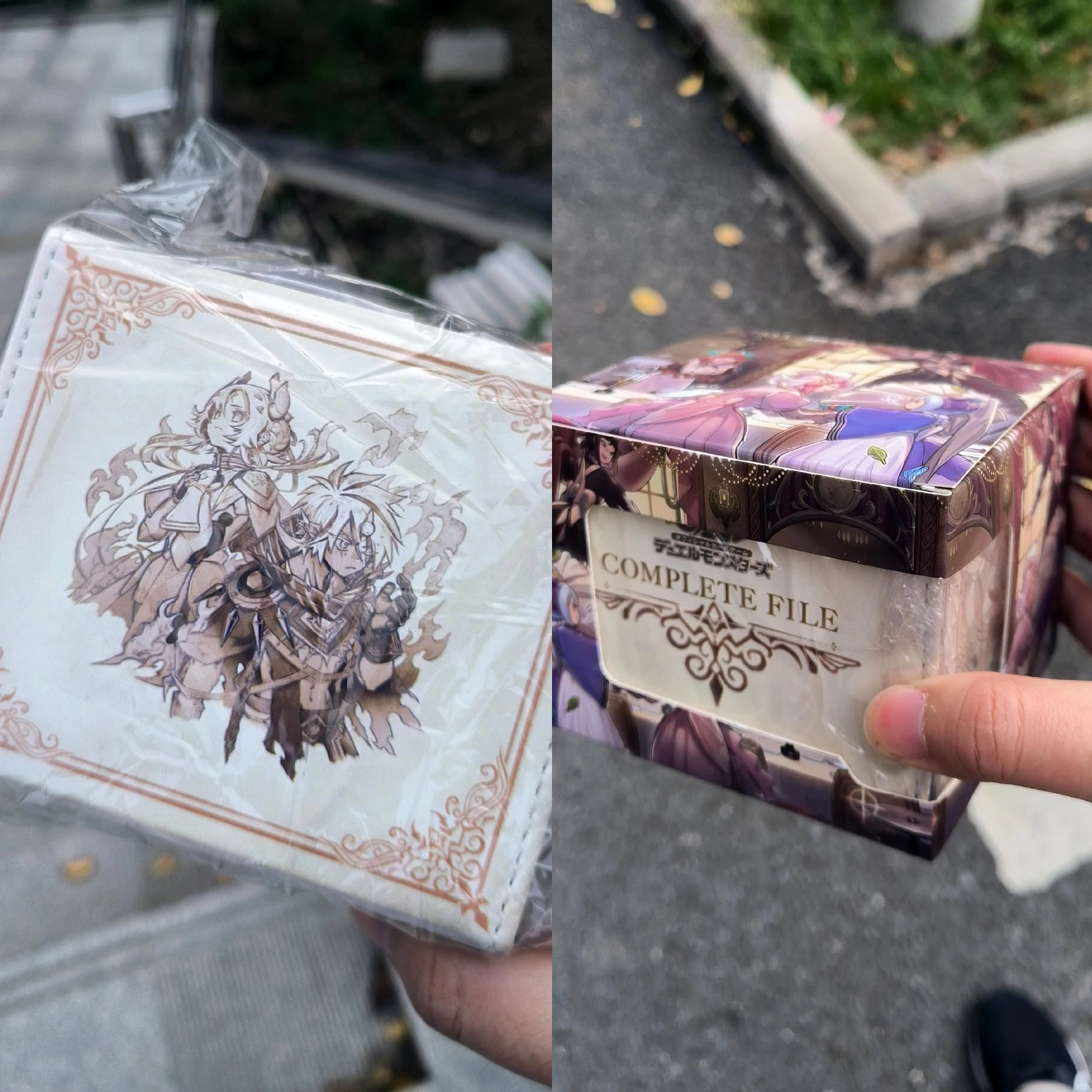 Yugioh Incredible Ecclesia، The Virtuous & Fallen of Albaz Deck Box Yu-Gi-Oh! صندوق تخزين جلدي من TCG OCG لبطاقات التداول 100+