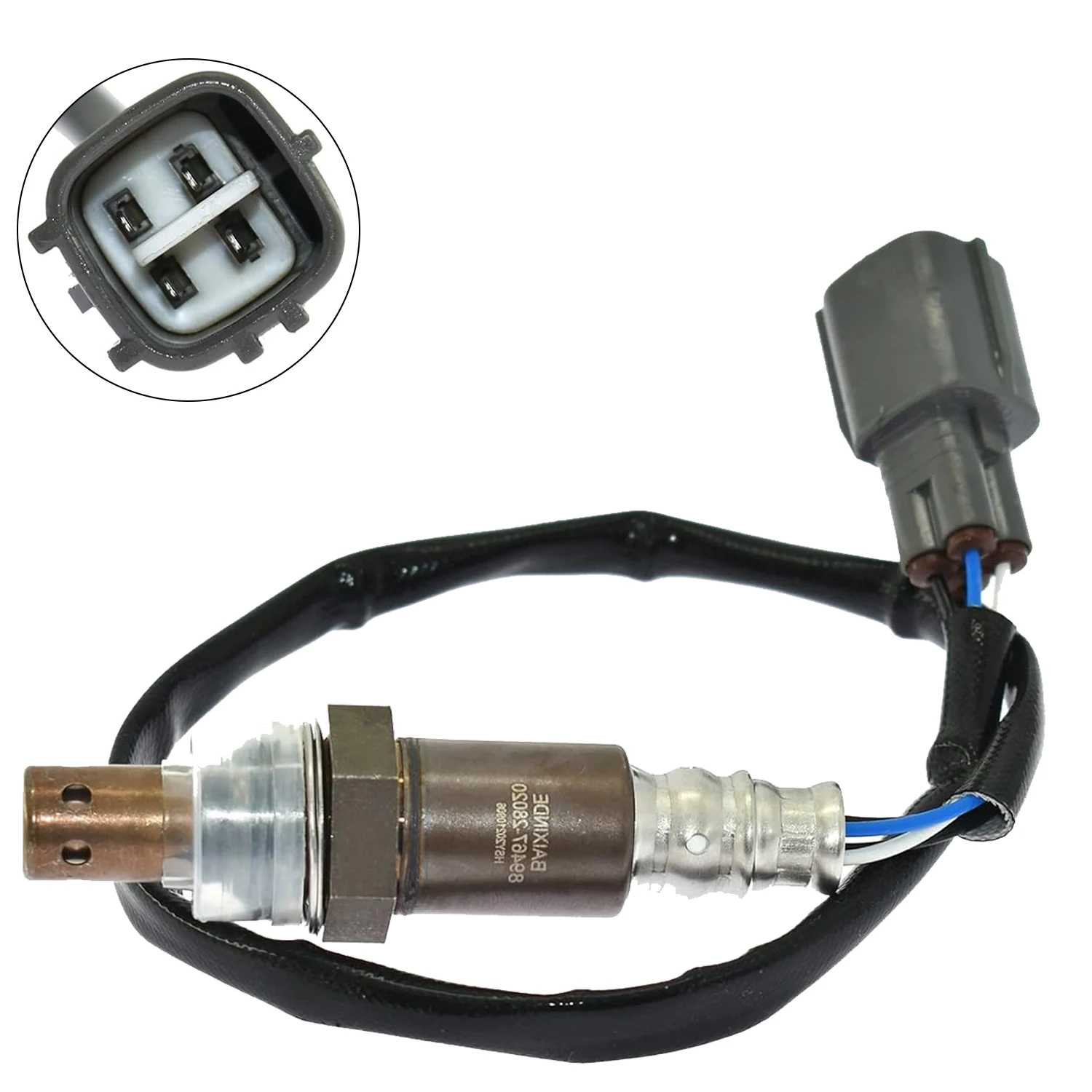 

89467-28020 O2 Sensor for Toyota Camry Corolla RAV4, OE Replacement, Fix P0130/P0150, Stainless Steel M18x1.5, Quick Install