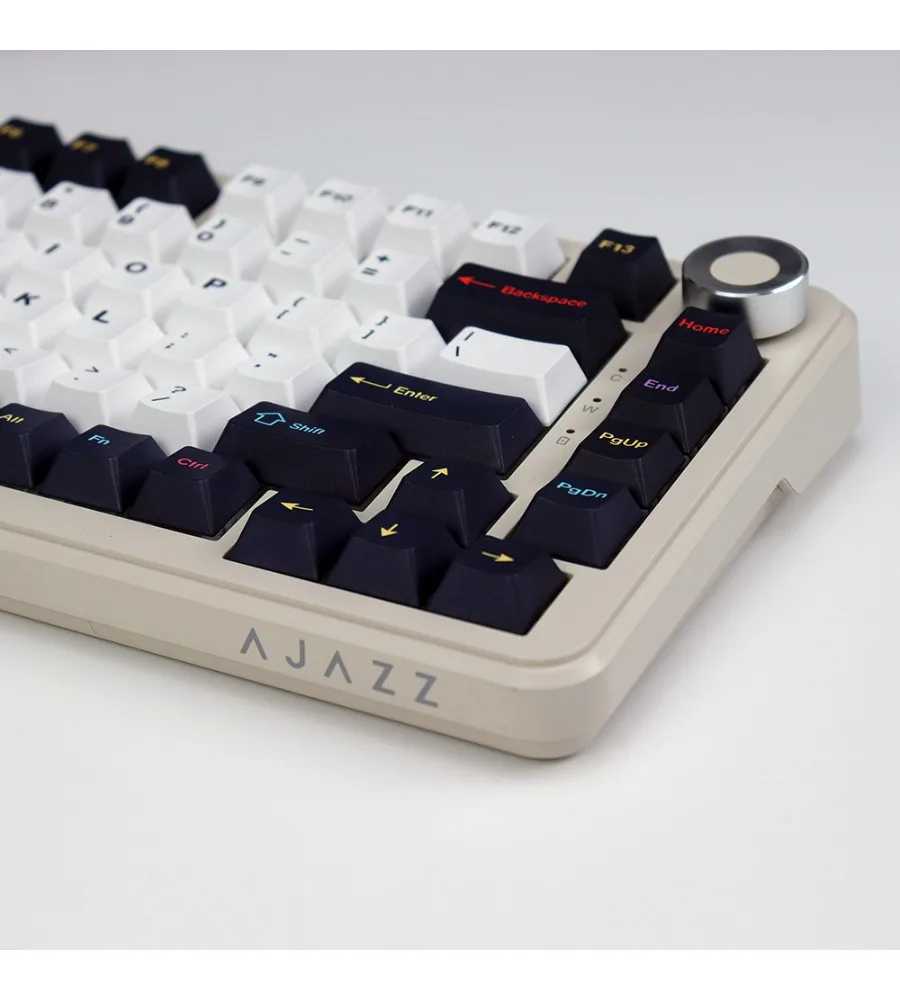 

Keycap personality sublimation process adaptation 61/68/75/84/98 black and white color keycap color characters PBT