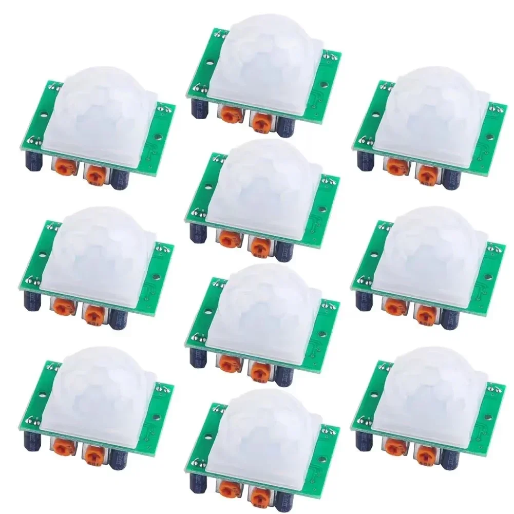 HC-SR501 PIR Motion Sensor Module Adjustable IR Pyroelectric Infrared Detector for Arduino Raspberry Pi DIY Security Alarm