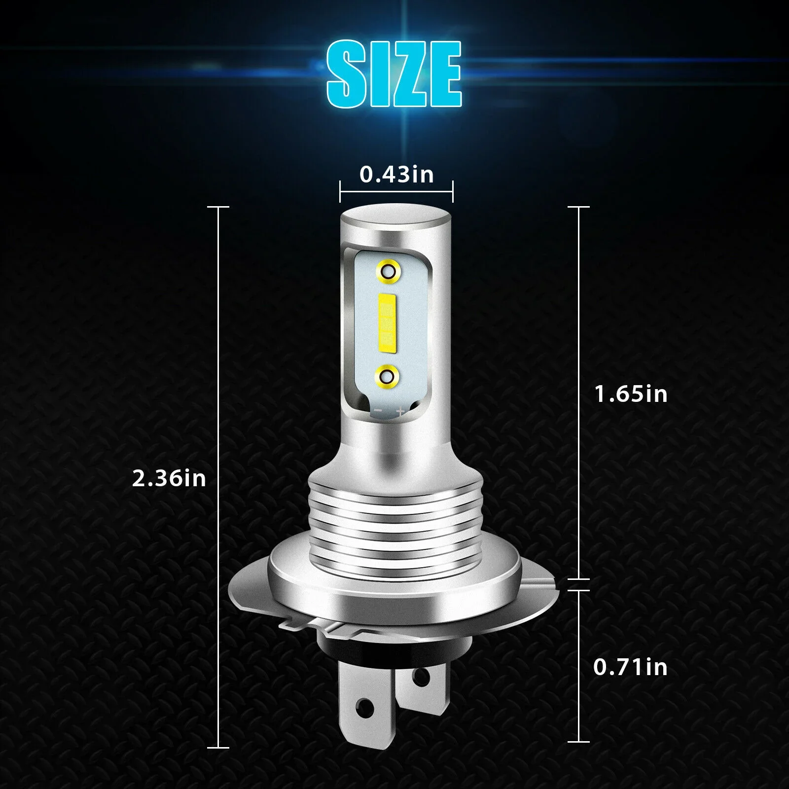 Lâmpadas de farol LED de feixe alto e baixo, luzes de neblina super brancas do carro, auto DRL, H4, H8, H8, H11, chips CSP, 12V, 24V, 80W, 6000K,