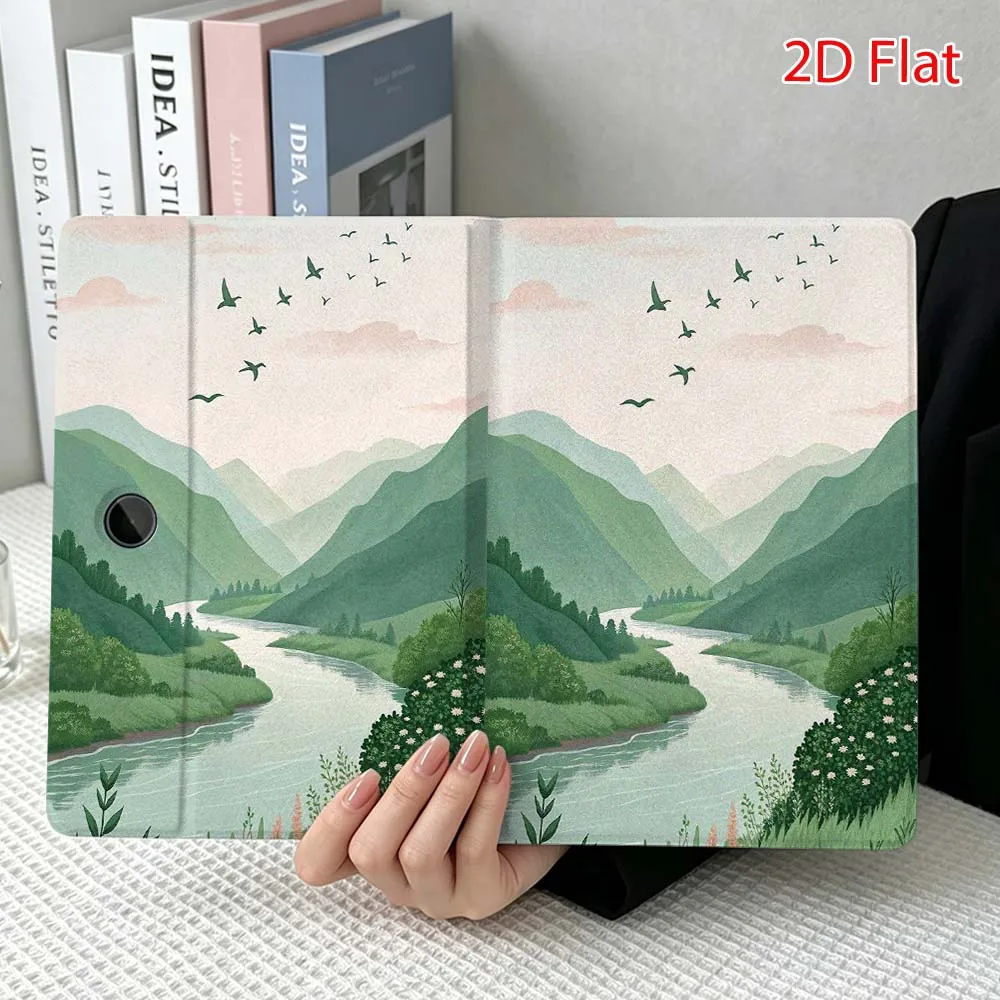 Spring Art Patterns Soft For OPPO VIVO IQOO OnePlus Realme Pad 3 Pro 13 12.1 11.4 11 inch Pen Tray Tablet Case