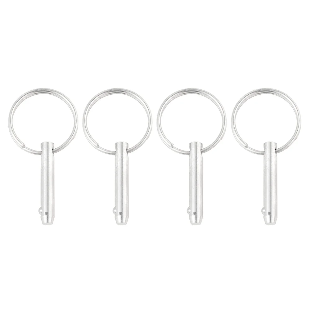 

4pcs Safety Pin Stainless Steel Quick Grade Durable Boat Ball Pin Bimini Tops Locking Ship Outfitting Hardwares