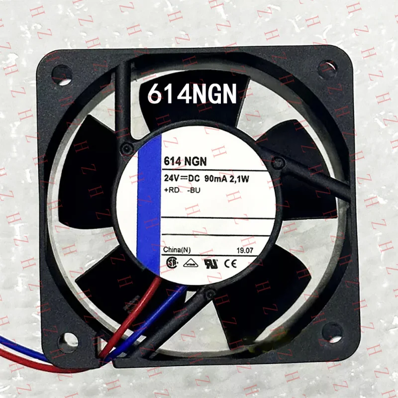 

P+ FOR Ebmpaps Axial flow Fan 60*60*25MM 614NGN 24VDC 2.1W 90mA Server Fan