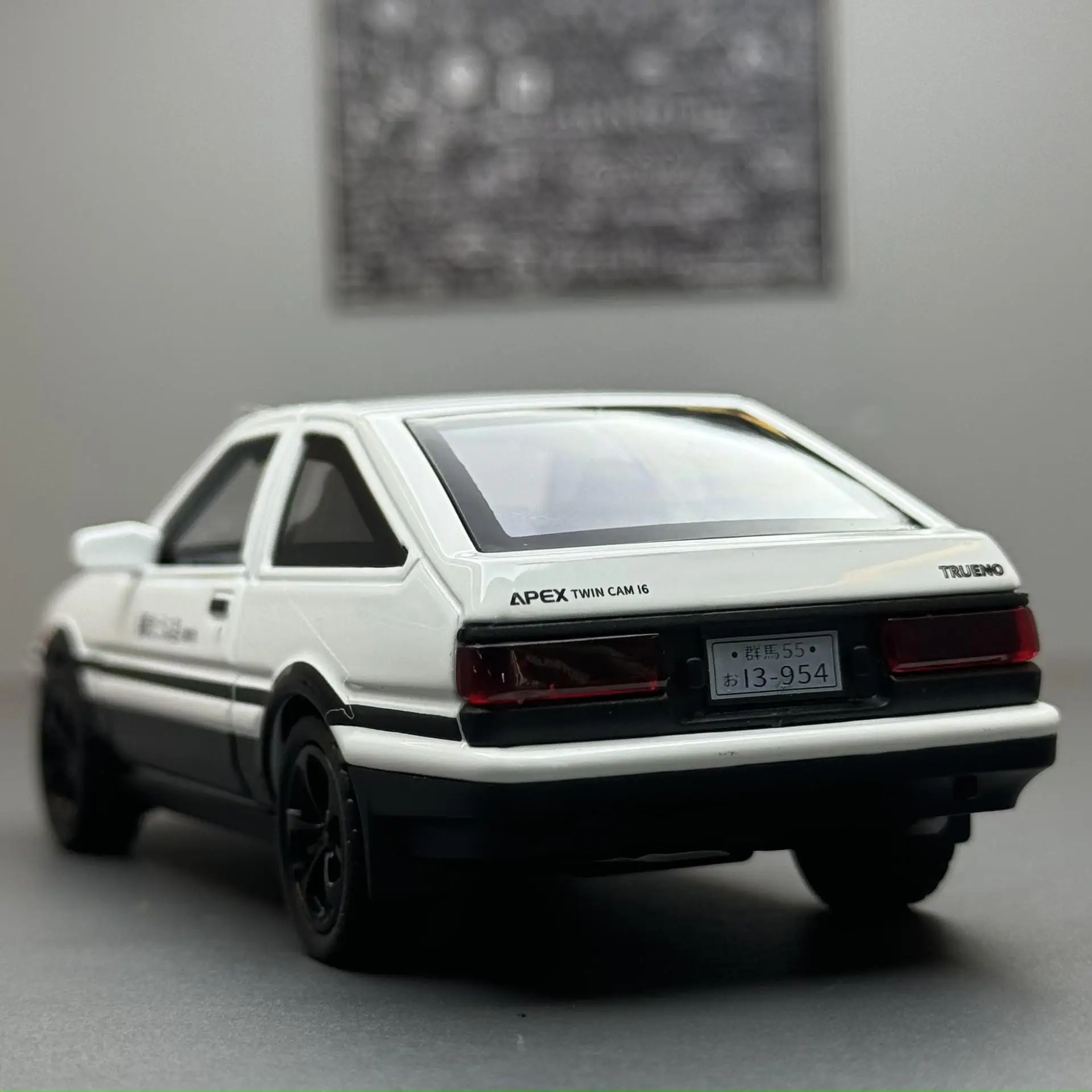 1:36 Toyota AE86 alta simulación Diecast Metal aleación modelo coche sonido luz tirar hacia atrás colección niños juguetes regalos