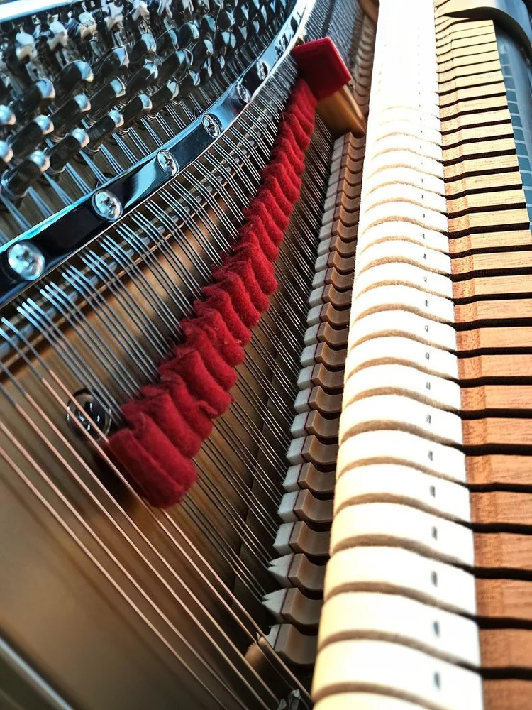 เทปเก็บเสียงสำหรับเปียโน อุปกรณ์เสริมสำหรับปรับแต่งเสียงระดับมืออาชีพ ทำจากผ้าสักหลาดและผ้าฝ้าย