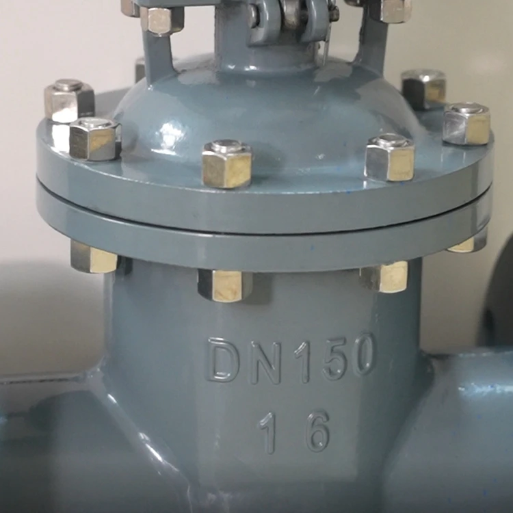 Power Stainless Steel for Water Media 1 Year Warranty American Standard Rising Stem Gate Valve DN150 150mm Pneumatic view 4