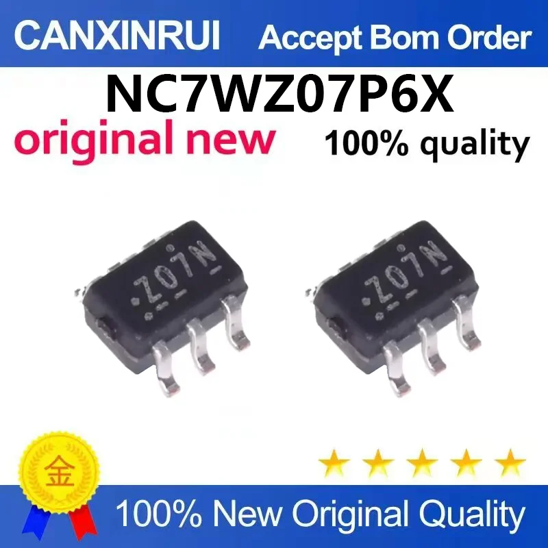 （5pcs-100pcs）Original genuine SMT NC7WZ07P6X SC70-6 driver transceiver chip