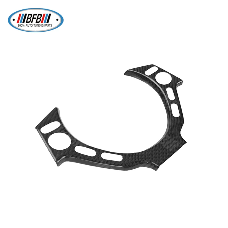 

For 2017 Hard Carbon Fiber Interior Trim Cover Steering wheel Trims