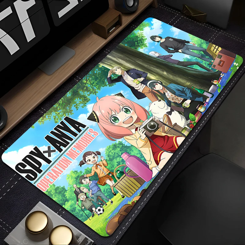 لوحة ماوس الألعاب حصيرة مكتبية Gamer S-spy X Family Professional Premium Mousepad ملحقات رائعة للتحكم في السرعة لوحة المفاتيح