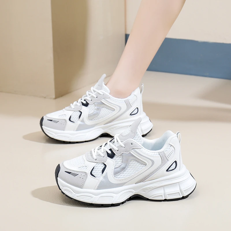 Sneakers di lusso grosse da donna scarpe Casual da corsa da donna moda leggera Tenis calzature sportive per il Fitness