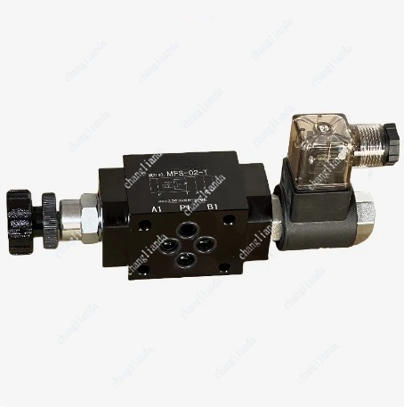 

MFS-02 T/P/A/B Hydraulic Stacked Electromagnetic Flow Control Valve Speed Electronically Controlled Throttle