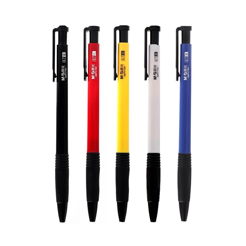 

M&G 12pcs 0.7mm Black Red Blue Ink Ballpoint Pen School Student Supplies Office Supplies Stationery Signing Pen Gel Pens